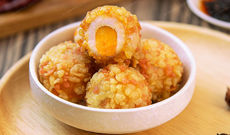 金沙虾球Shrimp balls with golden sands